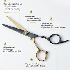 Professional Stainless Steel Hair Cutting Scissors Thinning Shears