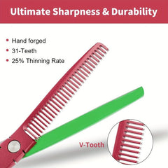 Hair Cutting Scissor Thinning Shears for Men Women Pet Salon Home Use