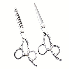 15 Hair Cutting Scissors Stainless Steel Shears Set Thinning Scissors