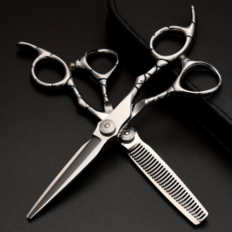 15 Hair Cutting Scissors Stainless Steel Shears Set Thinning Scissors