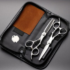 15 Hair Cutting Scissors Stainless Steel Shears Set Thinning Scissors