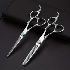 Pro Hair Scissors Stainless Steel Hair & Beard Scissors Convenient Adjustment