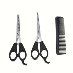 3pcs Stainless Steel Hairdressing Scissors Set with Comb