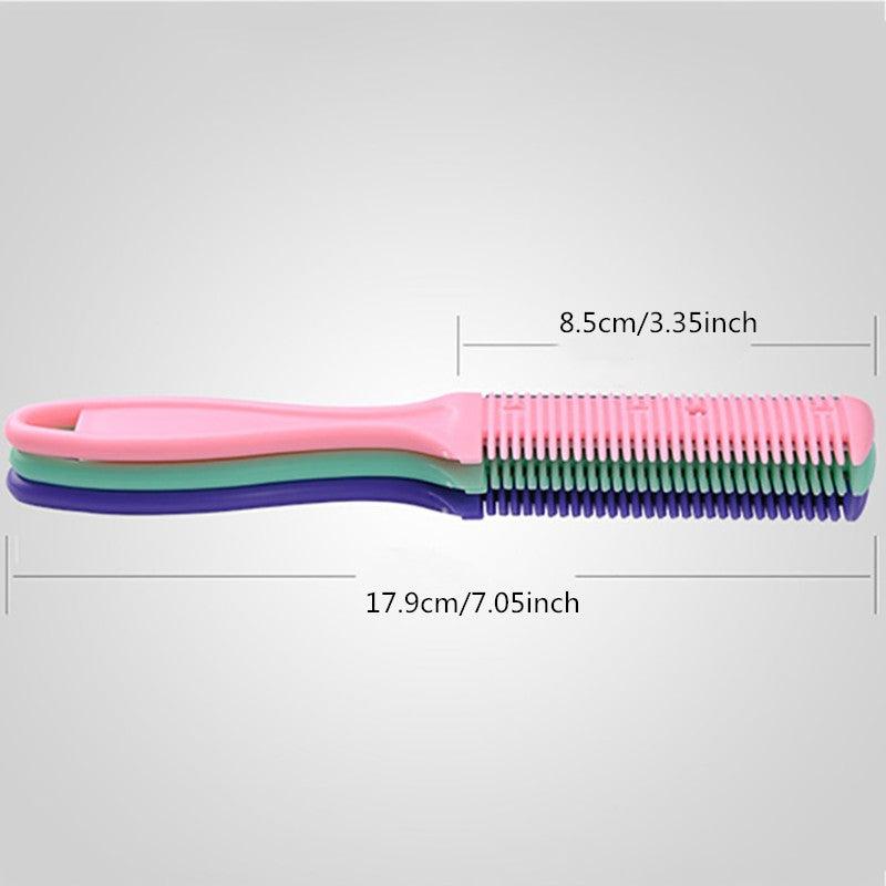 Hair Cut Styling Barber Scissor Razor Magic Blade Comb Hairdressing Tool Kit