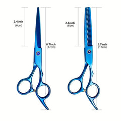 Hair Cutting Scissors Thinning Shears Kit Professional Salon Barber Haircut Scis
