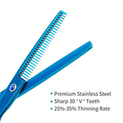 Hair Cutting Scissors Thinning Shears Kit Professional Salon Barber Haircut Scis