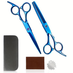 Hair Cutting Scissors Thinning Shears Kit Professional Salon Barber Haircut Scis