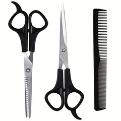 3pcs Hairdressing Scissors Comb Set 15 24 Cm Hair Cutting Thinning Scissors