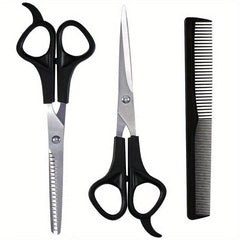3pcs Hairdressing Scissors Comb Set 15 24 Cm Hair Cutting Thinning Scissors