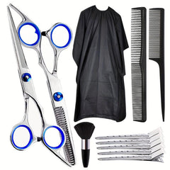 11pcs Hair Cutting Scissors Kit Professional Haircut Scissors Set
