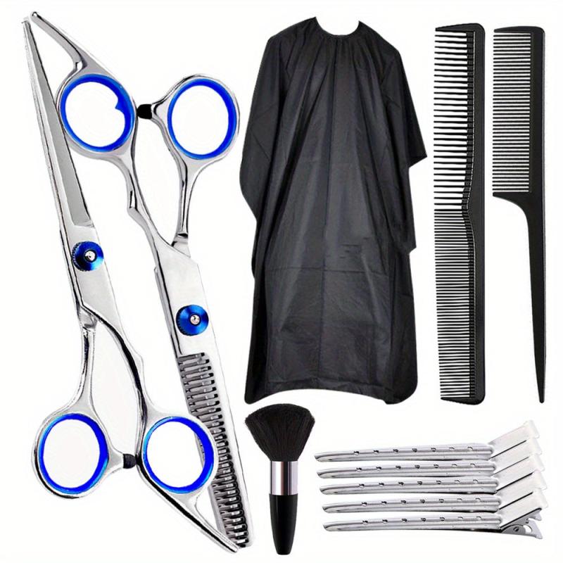 11pcs Hair Cutting Scissors Kit Professional Haircut Scissors Set