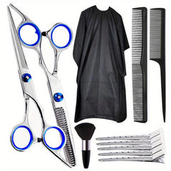 11pcs Hair Cutting Scissors Kit Professional Haircut Scissors Set