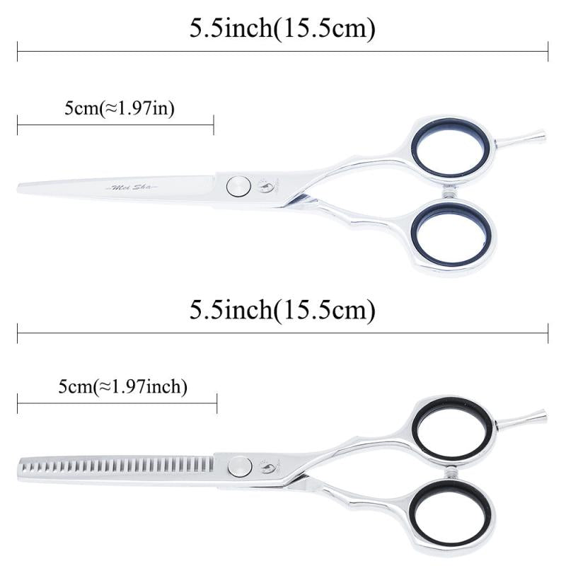 Professional Hair Cutting Shears Thinning Scissors 440C Salon Barber