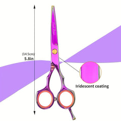 14 73 Cm Hair Cutting Scissors & Shears with PU Leather Case
