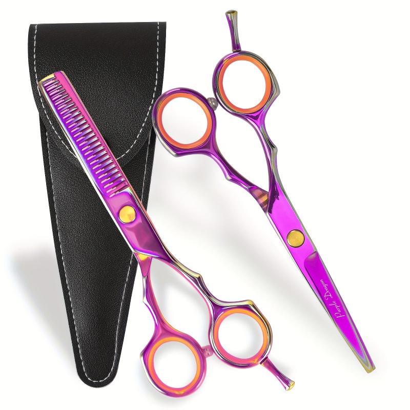14 73 Cm Hair Cutting Scissors & Shears with PU Leather Case