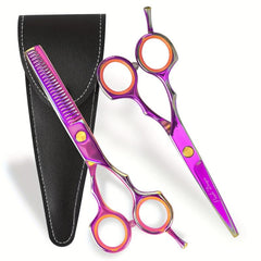 14 73 Cm Hair Cutting Scissors & Shears with PU Leather Case