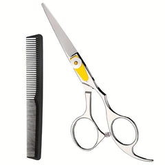 Professional Hair Cutting Scissors with Comb 16.51 cm Razor Edge