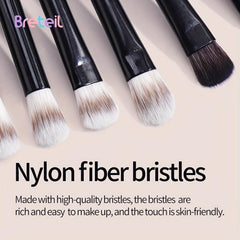 12pcs Professional Eye Makeup Brush Set Synthetic Highlighter Eyeshadow Eyeliner