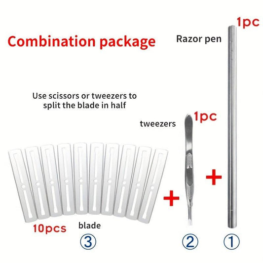 Hair Carving Pen Magic Hair Scoring Men's Hair Razor Pen Tattoo Barber Salon