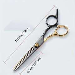 Haircut Scissors Kit Thinning Barber Scissors Texturizing Salon Razor Edge