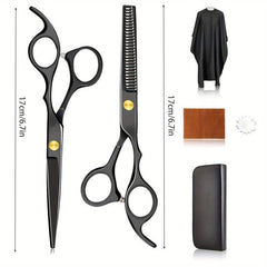 Hair Cutting Scissors Set Stainless Steel Shears Professional Thinning Scissors
