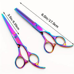 Professional Hair Cutting Thinning Scissors Set for Barber Salon Home Use
