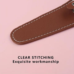 Scissors Sheathing Safety PU Leather Cover - Portable Beauty Tool Protective Bag