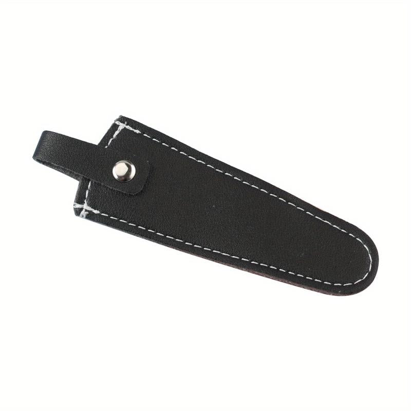 Scissors Sheathing Safety PU Leather Cover - Portable Beauty Tool Protective Bag