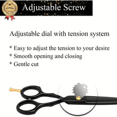 Hair Cutting Scissors Set with Razor & Case
