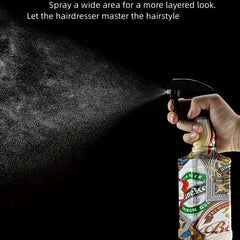 Vintage Hair Comb & Spray Bottle Kit 500ml Hairdressing Sprayer Brush Styling