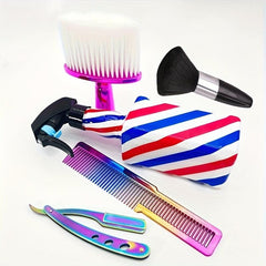 Vintage Hair Comb & Spray Bottle Kit 500ml Hairdressing Sprayer Brush Styling