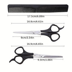 Barber Haircut Set Scissors Thinning Shears Comb