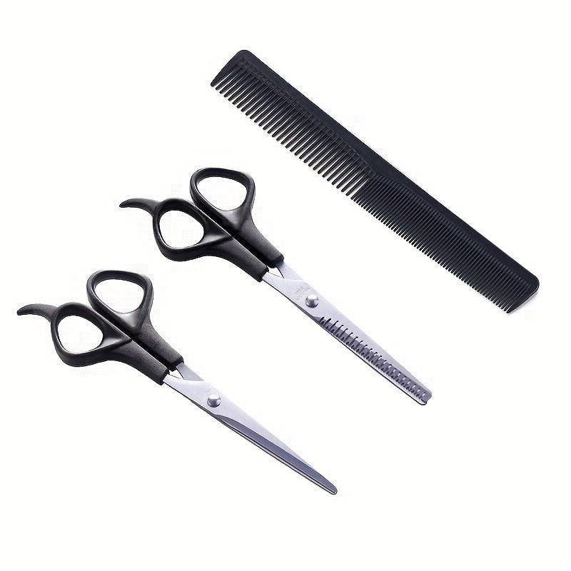 Barber Haircut Set Scissors Thinning Shears Comb