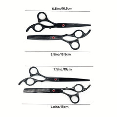 Professional Grooming Scissors Set Hair Cutting Thinning Shears