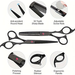 Professional Grooming Scissors Set Hair Cutting Thinning Shears