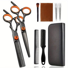 Professional Hair Cutting Scissors Kit Barber Shears Set