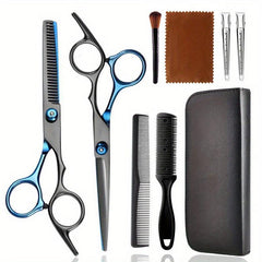 Professional Hair Cutting Scissors Kit Barber Shears Set