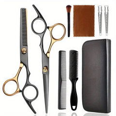 Professional Hair Cutting Scissors Kit Barber Shears Set