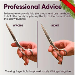 Professional Hair Scissors 16.51 cm Razor Edge Barber Scissors