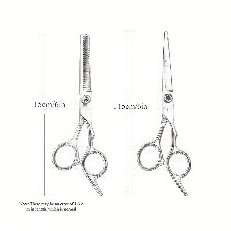 Hair Cutting Scissors Set With Comb Case Hair Styling Accessories