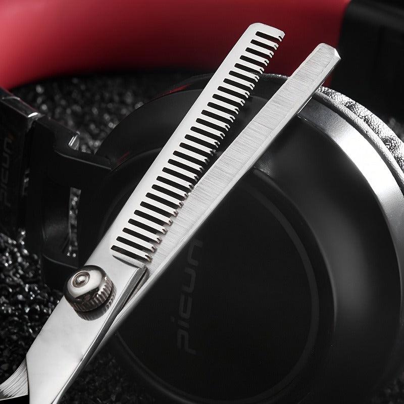 Hair Cutting Scissors Set With Comb Case Hair Styling Accessories