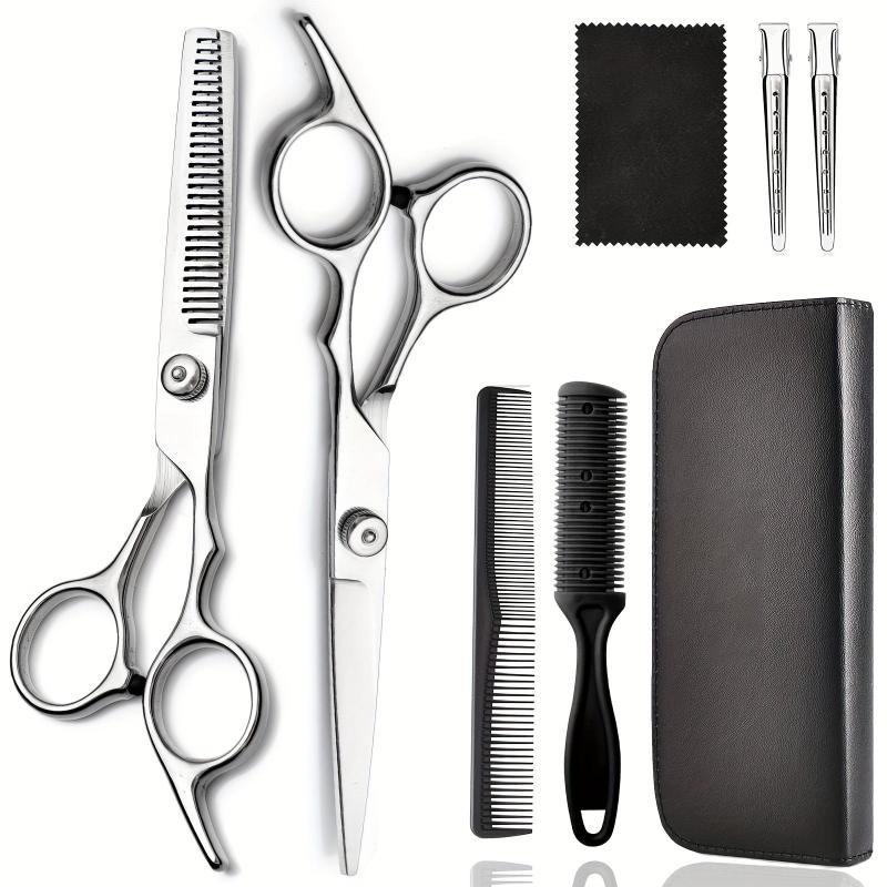 8pcs Hair Cutting Scissors Kit for Professional Hairdressing
