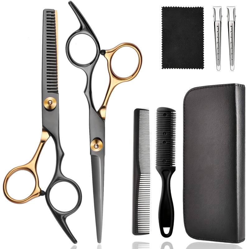 8pcs Hair Cutting Scissors Kit for Professional Hairdressing