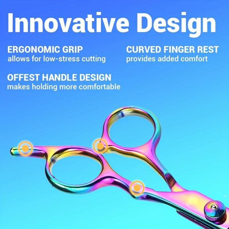 8pcs Hair Cutting Scissors Kit for Professional Hairdressing