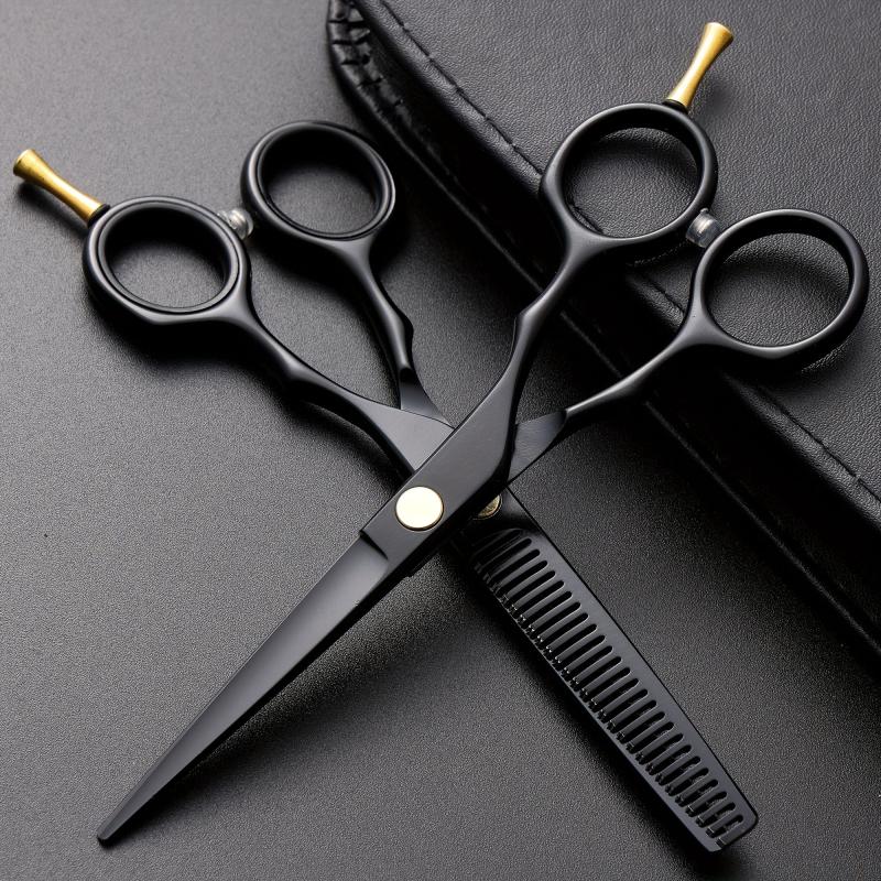 Hair Cutting Scissors Set - Stainless Steel Shears for Barber Salon