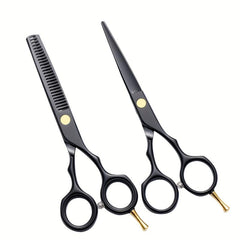 Hair Cutting Scissors Set - Stainless Steel Shears for Barber Salon