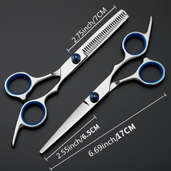 2Pcs Hair Cutting Scissors Hairdressing Scissors 15 24 Cm