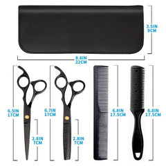 Hair Cutting Scissors Set Professional Barber Kit