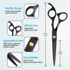 Hair Cutting Scissors Set Professional Barber Kit