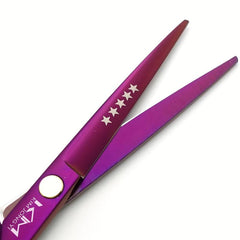 15 24 Cm Hair Cutting Scissors Set With Combs PU Leather Case